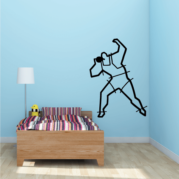 Image of Track and field Wall Decal - Vinyl Decal - Car Decal - Bl073