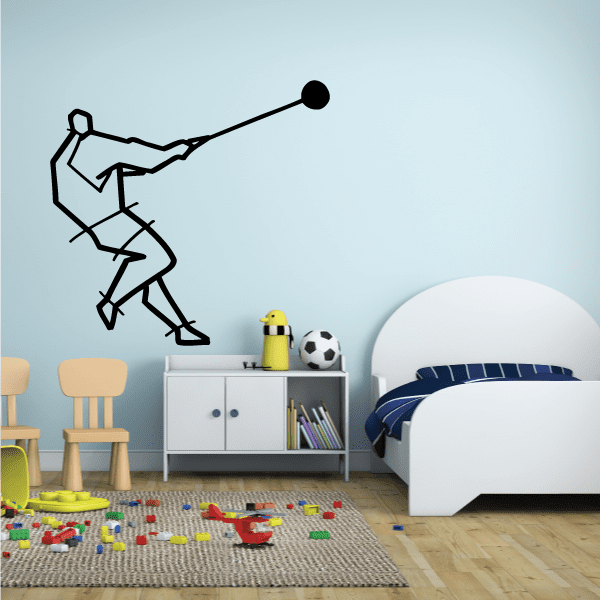 Image of Track and field Wall Decal - Vinyl Decal - Car Decal - Bl074