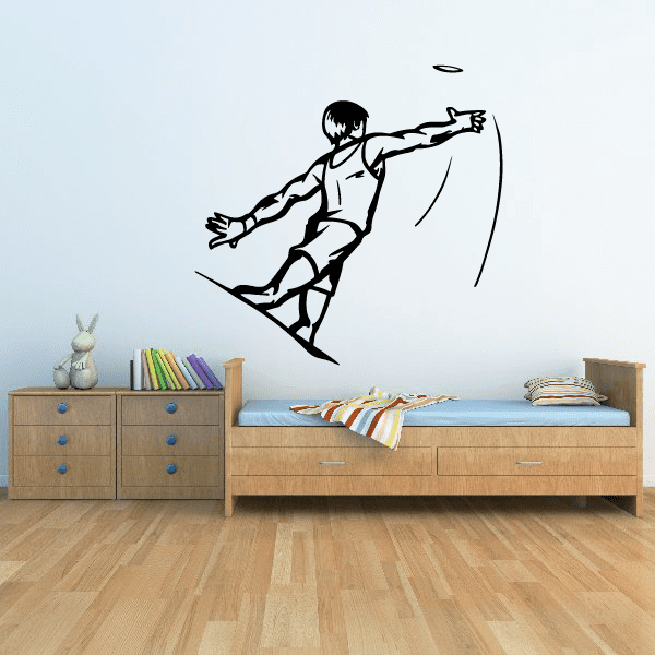 Image of Track And Field Wall Decal - Vinyl Decal - Car Decal - CDS049