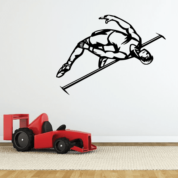 Image of Track And Field Wall Decal - Vinyl Decal - Car Decal - CDS055