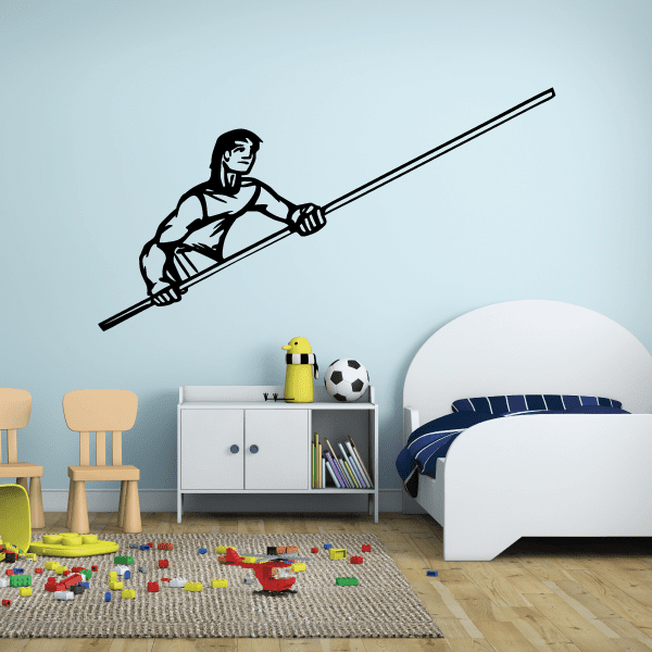 Image of Track And Field Wall Decal - Vinyl Decal - Car Decal - CDS056