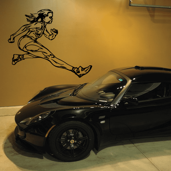 Image of Track And Field Wall Decal - Vinyl Decal - Car Decal - CDS076