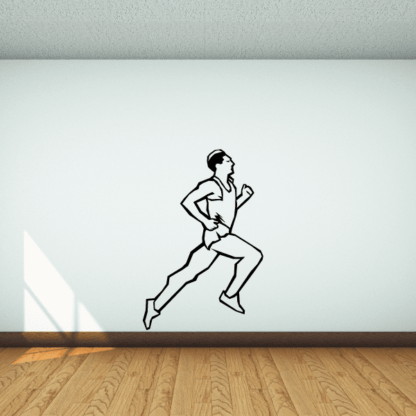 Image of Track and Field Wall Decal - Vinyl Decal - Car Decal - SM001