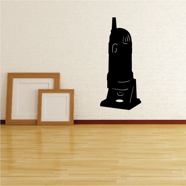 Black router-trim decal with tool silhouette