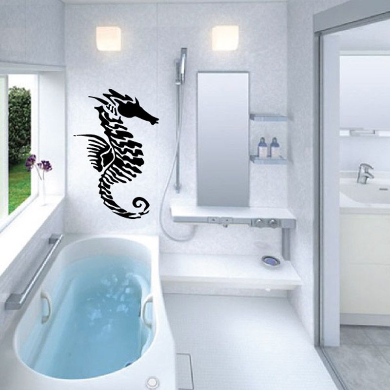 Image of Tropical Seahorse Decal