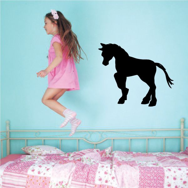 Image of Trotting Pony Silhouette Decal