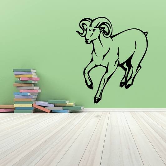 Image of Trotting Ram Decal