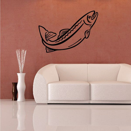 Image of Trout Wall Decal - Vinyl Decal - Car Decal - MC031