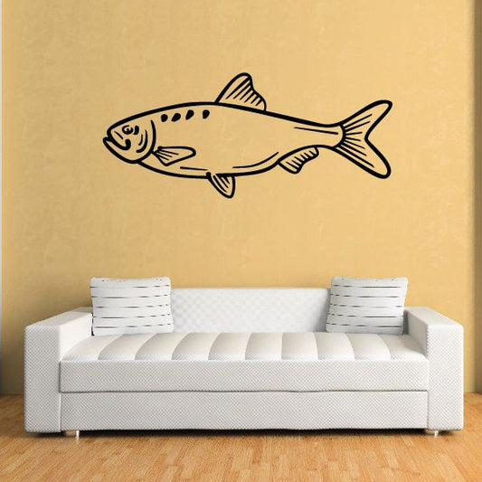 Image of Trout Wall Decal - Vinyl Decal - Car Decal - MC036