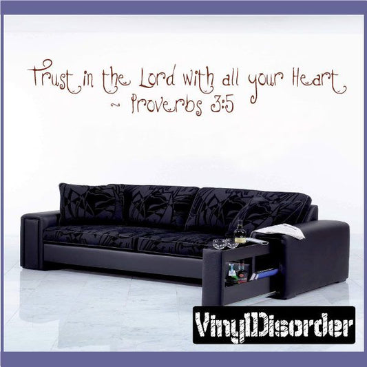 Image of Trust in the lord Decal