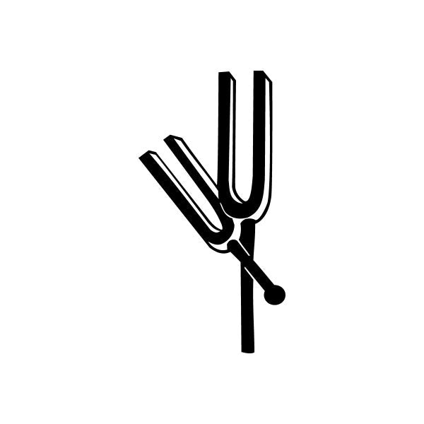 Image of Tuning Forks Decal