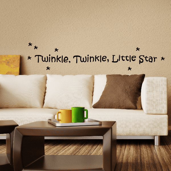 Image of Twinkle Twinkle little star Wall Decal