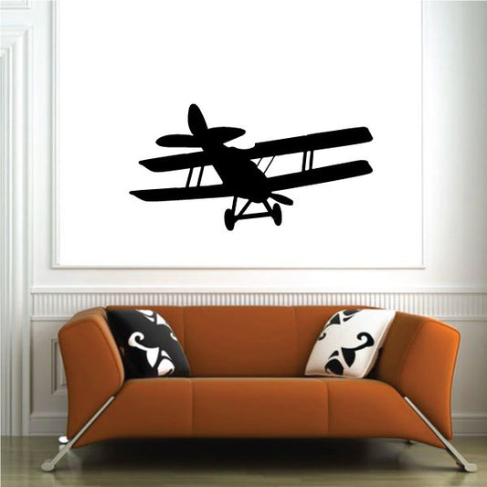 Image of Under View Biplane Decal