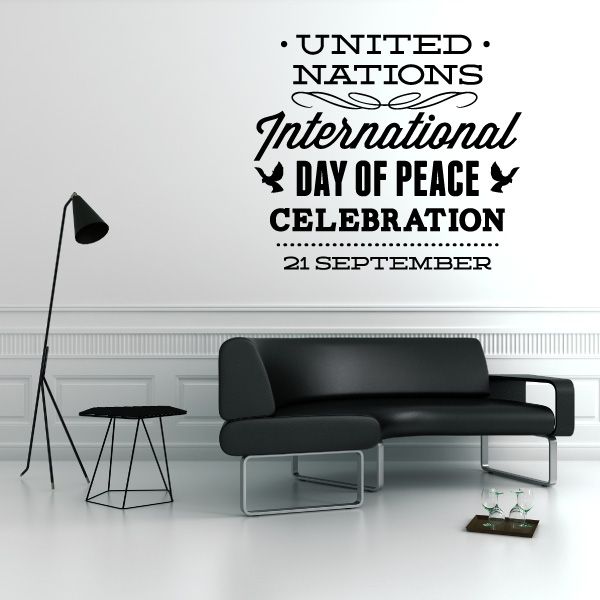 Image of United Nations International Day of Peace Celebration Wall Decal