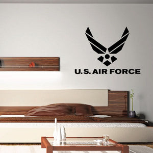 US Air Force eagle decal with wings and U.S. AIR FORCE text
