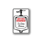 Vinyl wall decal sticker with beer dispenser icon and red 'USED BEER DEPARTMENT' text