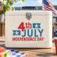 4th of July Independence Day decal with red and blue “4th”, stars, and “INDEPENDENCE DAY”
