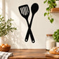 Black crossed spatula and spoon wall decal