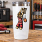 Basketball-themed vinyl wall decal sticker with a player holding a ball and net