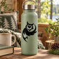 Owl decal with black side-wing owl design