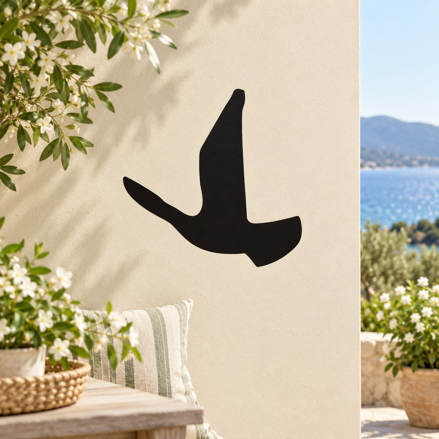 Black hawk silhouette wall decal
