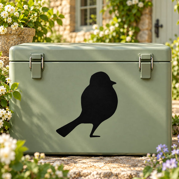 Black bird silhouette decal
