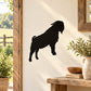 Black climbing goat silhouette vinyl decal