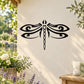 Tribal dragonfly decal, black tribal wings with vertical body detail