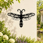 Black bug wing spread decal with detailed antenna and body.