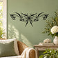 Butterfly vinyl wall decal, ornate black design for decorating walls