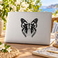 Butterfly wall decal with black butterfly silhouette