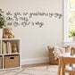 Kids wall decal with quote: We give our grandchildren two things—roots and wings.