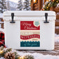 Christmas quote sticker with “Merry Christmas!” and “Wonderful time of the year” snowflake design
