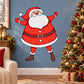 Standing Santa Claus Christmas sticker with red suit and white beard