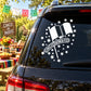 Cinco De Mayo Decal — illustrative vinyl decal application mockup. Surrounding objects are not included.