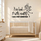Wall decal with cute fairy and quote: 'I need a FAIRY GODMOTHER!'