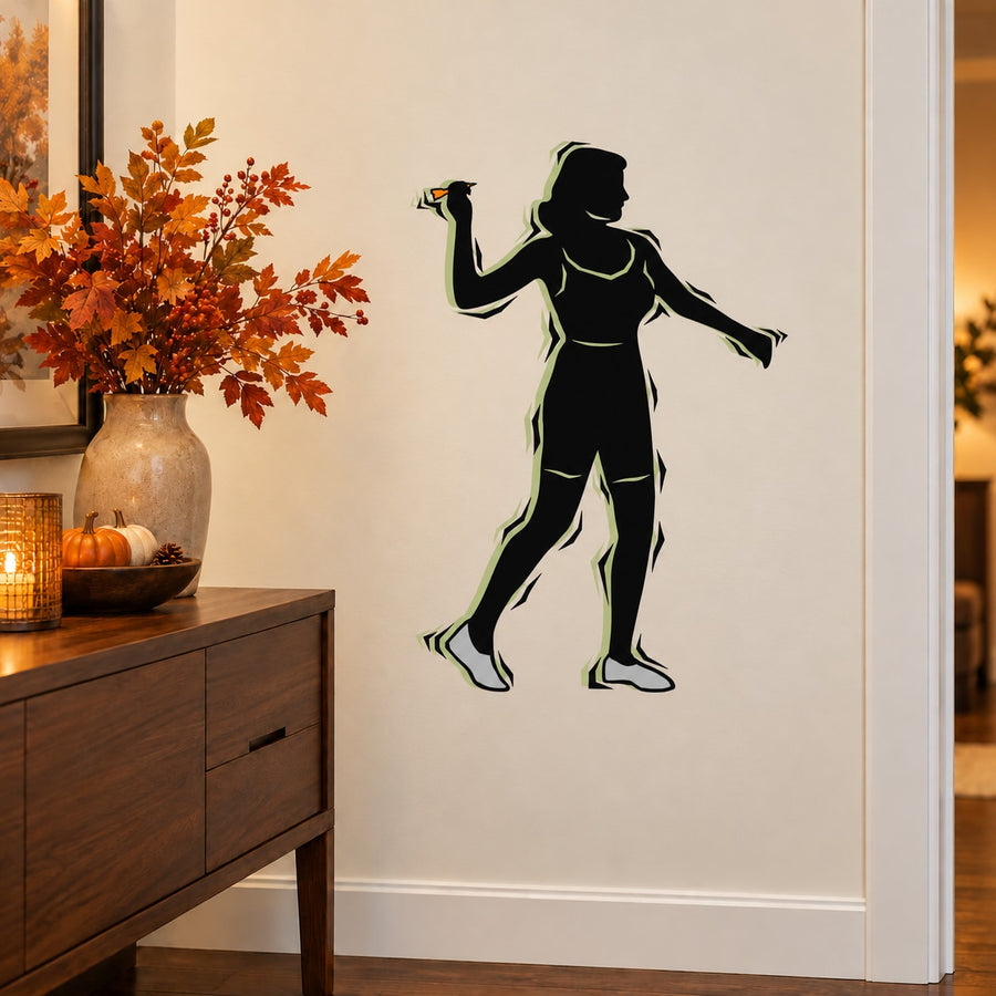 Darts Wall Decal - Vinyl Sticker - Car Sticker - Die Cut Sticker - CDScolor0056 — illustrative vinyl decal application mockup. Surrounding objects are not included.