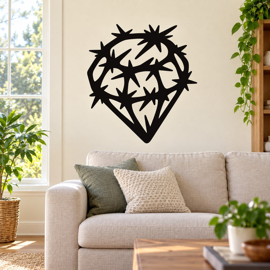 Shiny Diamond Decal — illustrative vinyl decal application mockup. Surrounding objects are not included.
