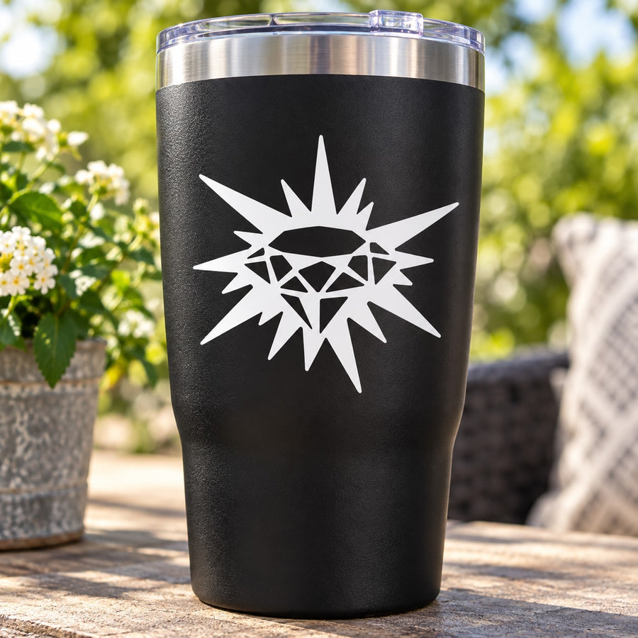 Blinging Diamond Decal — illustrative vinyl decal application mockup. Surrounding objects are not included.