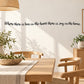 Wall decal quote: 'Where there is love in the heart, there is Joy in the home'