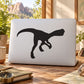 Walking Dilophosaurus decal showing a black dinosaur in a walking pose