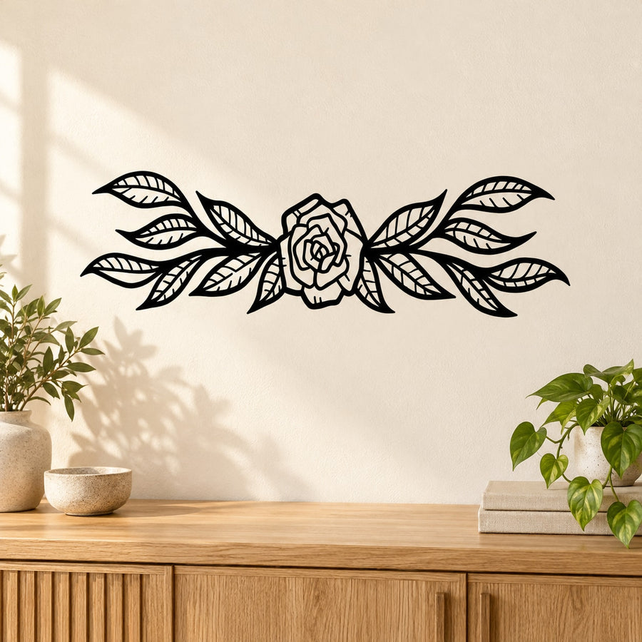 Tattoo Flower Decals - Additional Choices 2 — illustrative vinyl decal application mockup. Surrounding objects are not included.