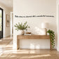 Wall decal with script quote: Take time to cherish life's wonderful moments