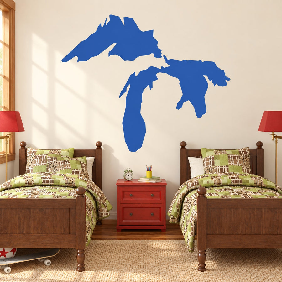 Great Lakes Decal — illustrative vinyl decal application mockup. Surrounding objects are not included.