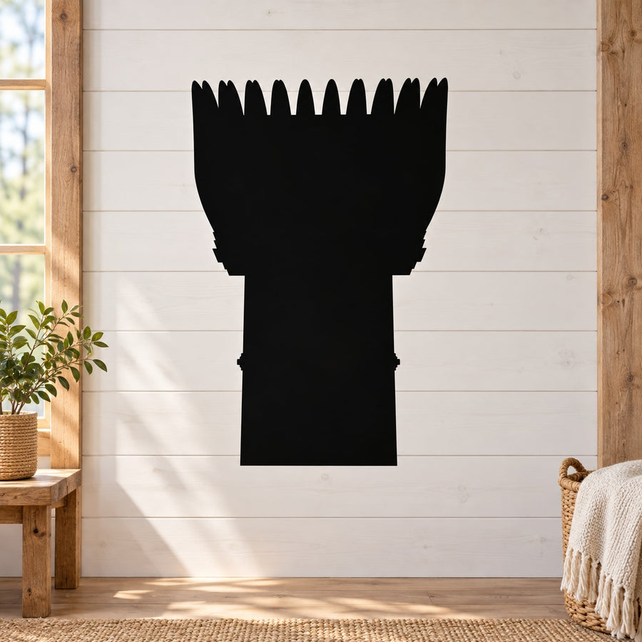 Black mosque cap decal silhouette with scalloped top