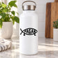 Black fish decal sticker with 'PAGAN' text