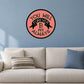 Round pink-and-black sticker with 'YOU WILL FOREVER MY ALWAYS' text