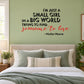 Marilyn Monroe wall decal with "Someone to love" quote text