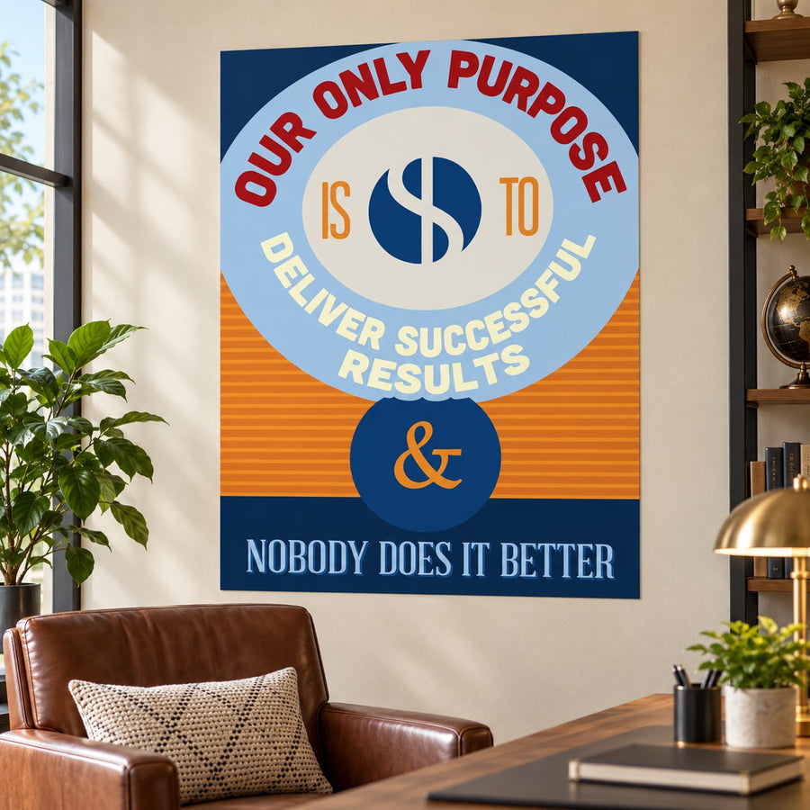Motivational quote wall decal with dollar sign, ampersand, and “Nobody does it better”