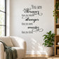 Inspirational wall decal quote text: You are braver than you believe